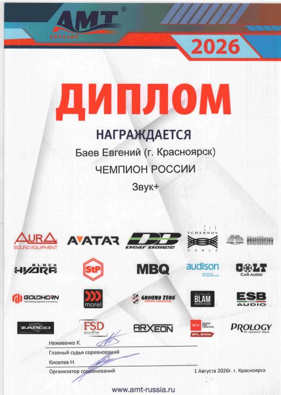 AMT Красноярск Чемпион Сибири