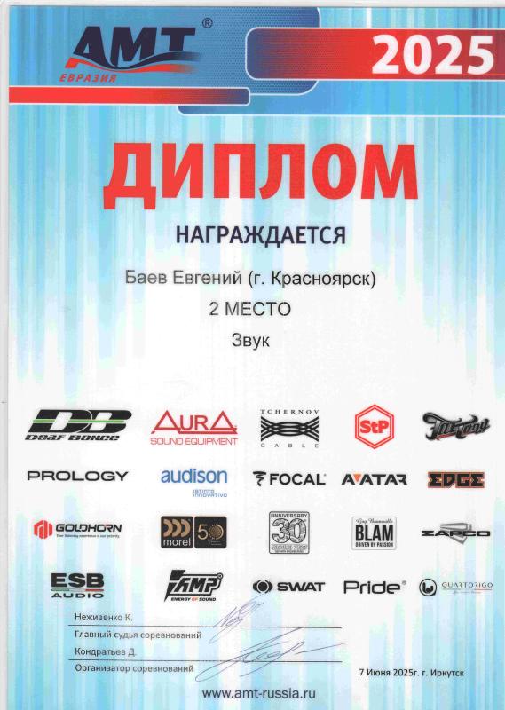 AMT Иркутск 2 место